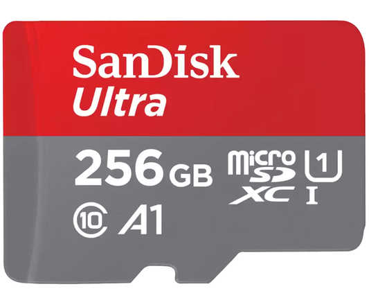 Pamäťová karta microSDXC SanDisk Ultra Android A1, 256Gb, Trieda 10 / UHS-1 U1 SDSQUAC-256G-GN6MN