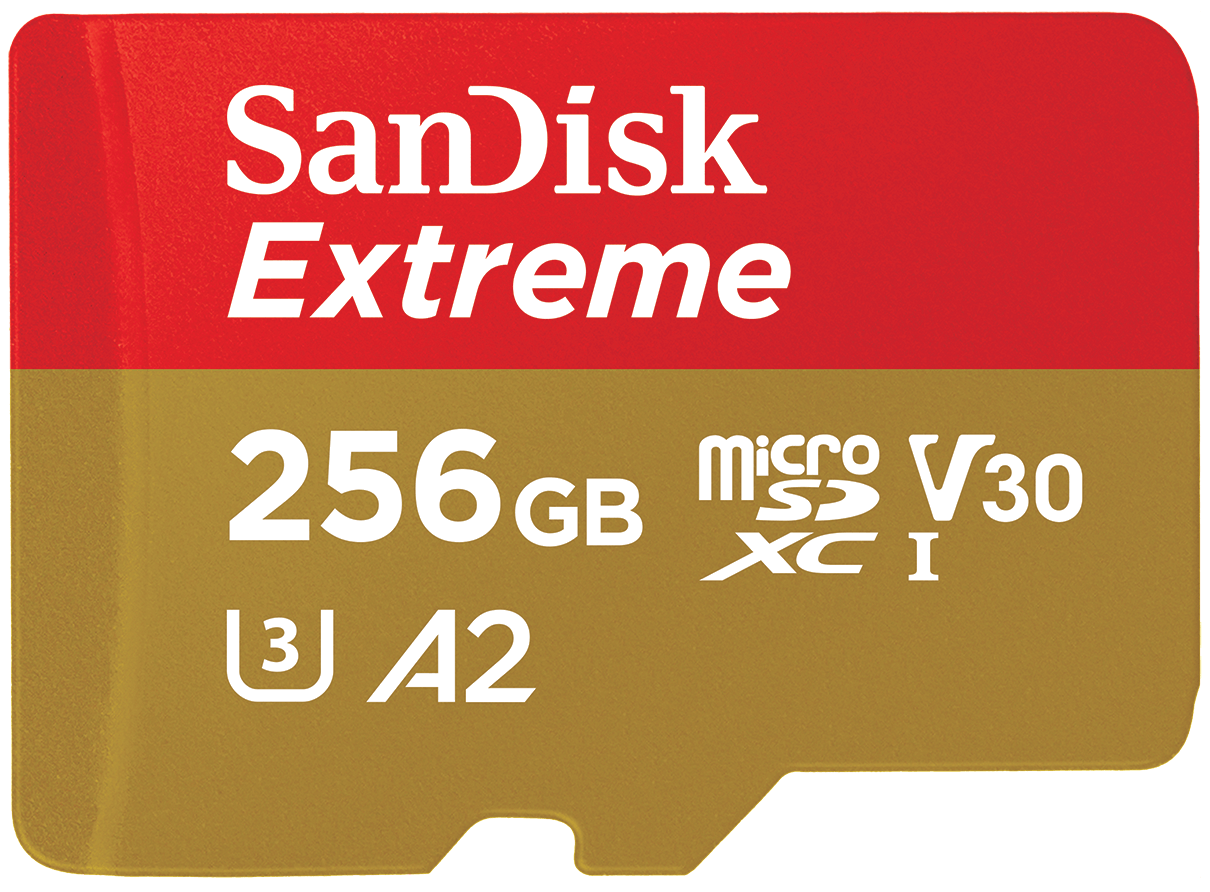 Pamäťová karta microSDXC SanDisk Extreme, 256Gb, Trieda 10 / UHS-1 U3 SDSQXAV-256G-GN6MN