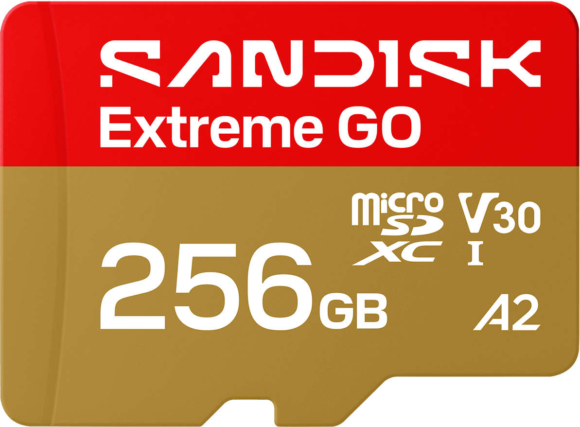 Pamäťová karta microSDXC SanDisk Extreme GO Android A2, 256GB, trieda 10 / UHS-1 U1 SDSQXGN-256G-GN6MN
