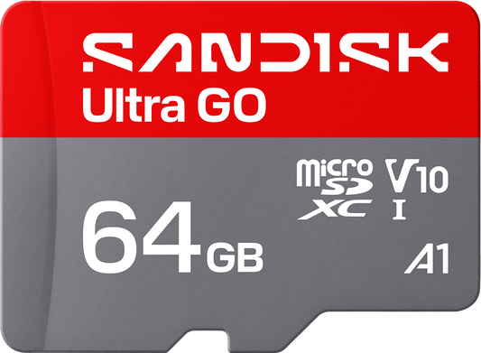 Pamäťová karta microSDXC SanDisk Ultra GO Android A1, 64GB, trieda 10 / UHS-1 U1 SDSQUGN-064G-GN6MN
