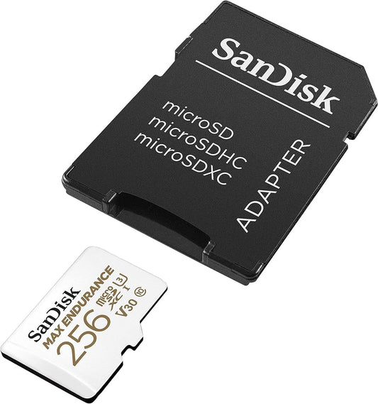 Pamäťová karta microSDXC SanDisk MAX Endurance, 256Gb, Trieda 10 / UHS-1 U3, S adaptérom SDSQQVR-256G-GN6IA