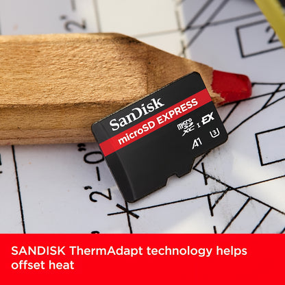 Pamäťová karta microSDXC SanDisk Express, 128Gb, Trieda 10 / UHS-1 U3 SDSQXFN-128G-GN4NN