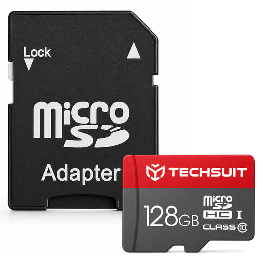 Pamäťová karta microSDXC Techsuit THCM26, 128Gb, Trieda 10, s adaptérom