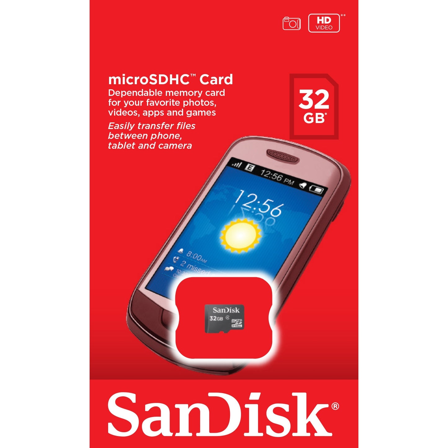 Pamäťová karta microSDHC SanDisk Ultra, 32Gb, Trieda 4