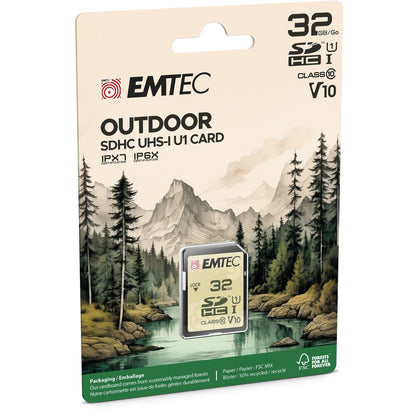Pamäťová karta SDHC Emtec Outdoor, 32GB, Trieda 10 / UHS-1 U1 ECMSD32GHCU1OR
