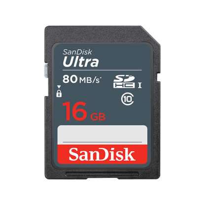 Pamäťová karta SDHC SanDisk Ultra, 16Gb, Trieda 10 SDSDUNS-016G-GN3IN