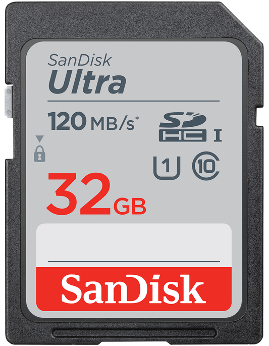 Pamäťová karta SDHC SanDisk Ultra, 32Gb, Trieda 10 / UHS-1 U1 SDSDUN4-032G-GN6IN