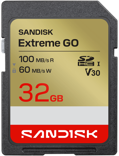 Pamäťová karta SDHC SanDisk Extreme Go, 32GB, trieda 10 / UHS-1 U1 SDSDXGN-032G-GNCIN