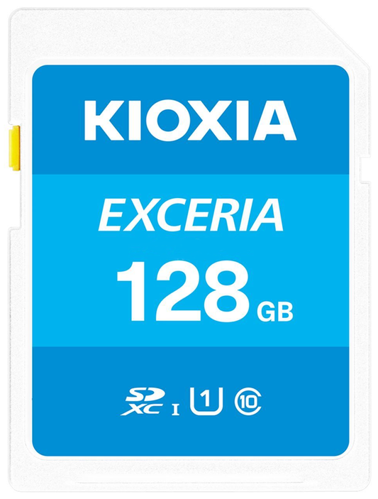 Pamäťová karta SDXC KIOXIA Exceria, 128Gb, Trieda 10 / UHS-1 U1