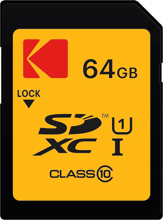Pamäťová karta SDXC Kodak, 64Gb, Trieda 10 / UHS-1 U1 EKMSD64GXC10K
