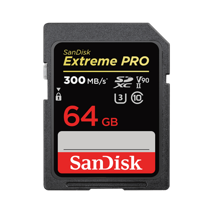 Pamäťová karta SDXC SanDisk Extreme Pro, 64Gb, Trieda 10 / UHS-1 U3 SDSDXXU-064G-GN4IN