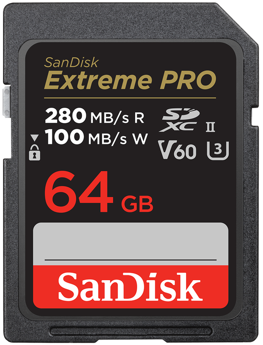 Pamäťová karta SDXC SanDisk Extreme Pro, 64GB, trieda 10 / UHS-2 U3 SDSDXEP-064G-GN4IN