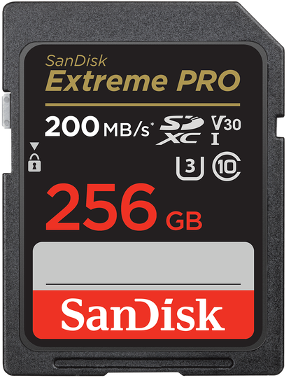 Pamäťová karta SDXC SanDisk Extreme Pro, 256GB, trieda 10 / UHS-1 U3 SDSDXXD-256G-GN4IN