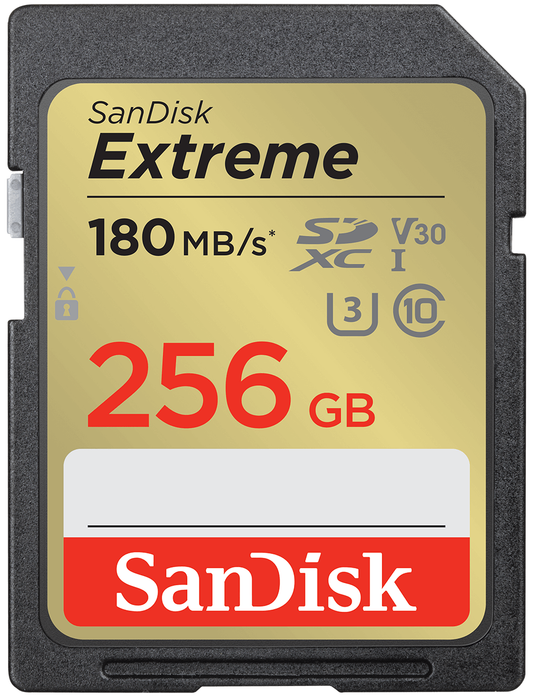 Pamäťová karta SDXC SanDisk Extreme, 256GB, trieda 10 / UHS-1 U3 SDSDXVV-256G-GNCIN