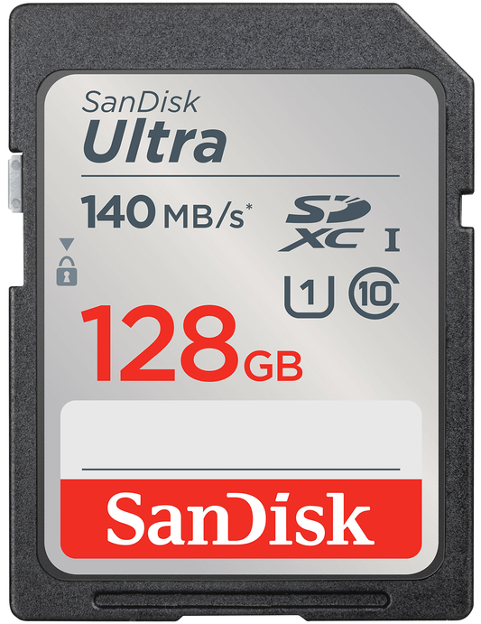Pamäťová karta SDXC SanDisk Ultra, 128GB, trieda 10 / UHS-1 U1 SDSDUNB-128G-GN6IN