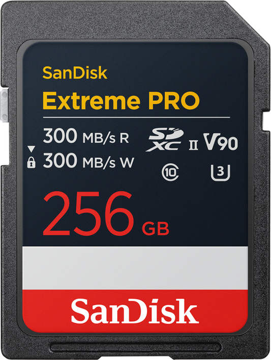 Pamäťová karta SDXC SanDisk Extreme Pro, 256 GB, trieda 10 / UHS-2 U3 SDSDXDM-256G-GN4IN