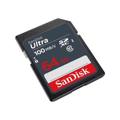 Pamäťová karta SDXC SanDisk Ultra, 64Gb, Trieda 10 SDSDUNR-064G-GN3IN