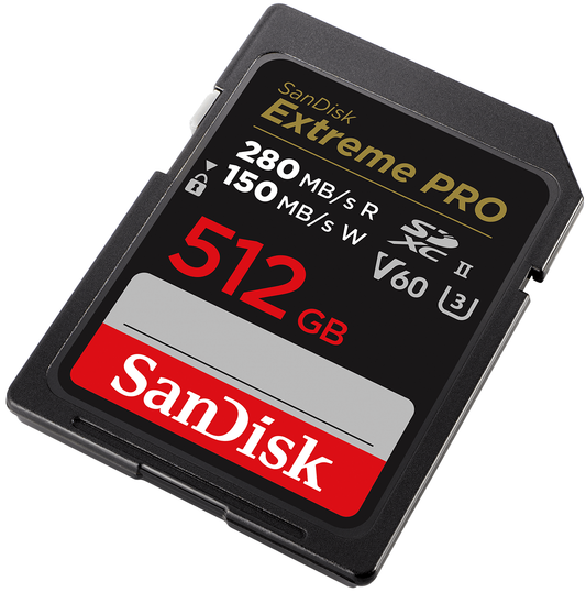 Pamäťová karta SDXC SanDisk Extreme Pro, 512GB, trieda 10 / UHS-2 U3 SDSDXEP-512G-GN4IN