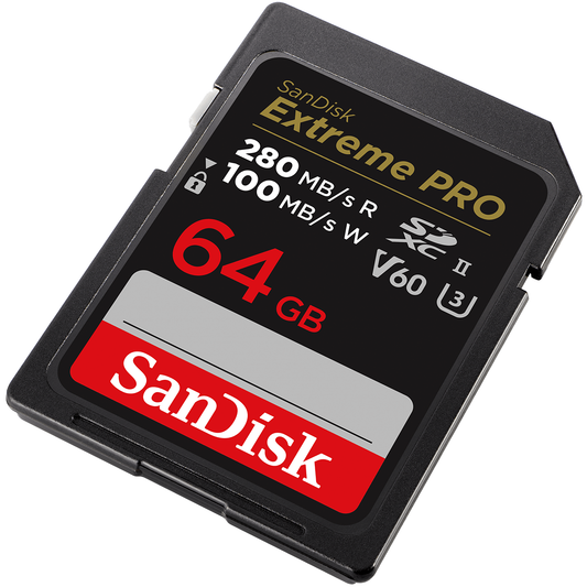 Pamäťová karta SDXC SanDisk Extreme Pro, 64GB, trieda 10 / UHS-2 U3 SDSDXEP-064G-GN4IN