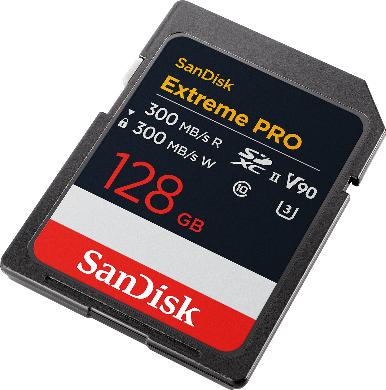 Pamäťová karta SDXC SanDisk Extreme Pro, 128 GB, trieda 10 / UHS-2 U3 SDSDXDM-128G-GN4IN