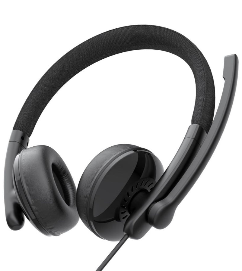 Slúchadlá Call Center USB-C / USB-A EMEET GeniusCall HS50, čierne