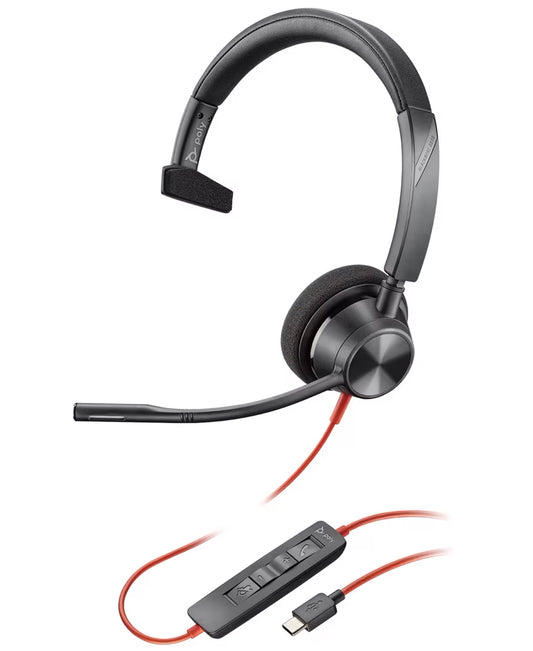 Slúchadlá Call Center USB-C HP Poly Blackwire C3310, čierne 8X215AA