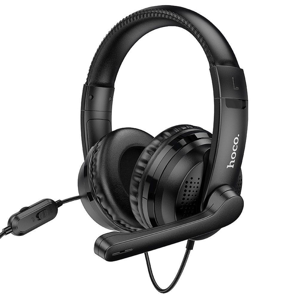 Herné slúchadlá 3,5 mm HOCO W103, čierne