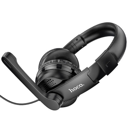 Herné slúchadlá 3,5 mm HOCO W103, čierne