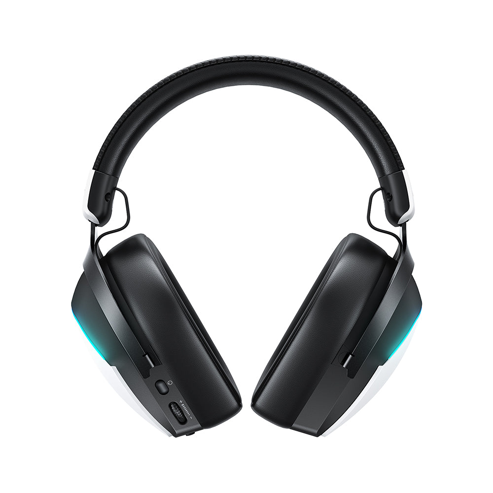 Bezdrôtové herné slúchadlá Acefast H11, RGB, BT / Wi-Fi / Káblové, Biele