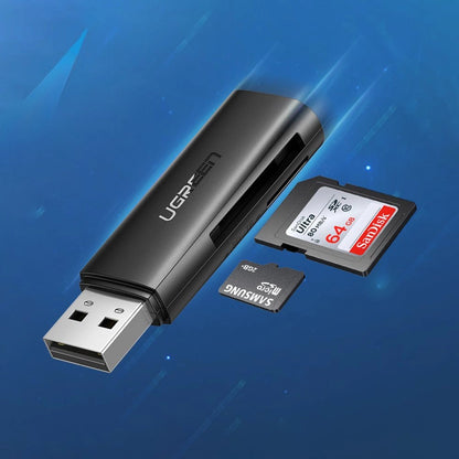 Čítačka kariet USB 3.0 UGREEN CM264, SD - microSD, čierna 
