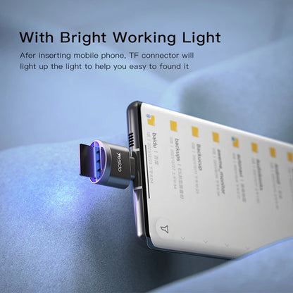 Čítačka kariet USB-C Yesido GS19, USB-A (OTG) - microSD, Sivá