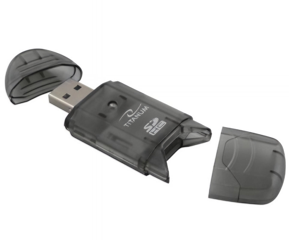Čítačka kariet USB Esperanza Titanum TA101K, SD, čierna