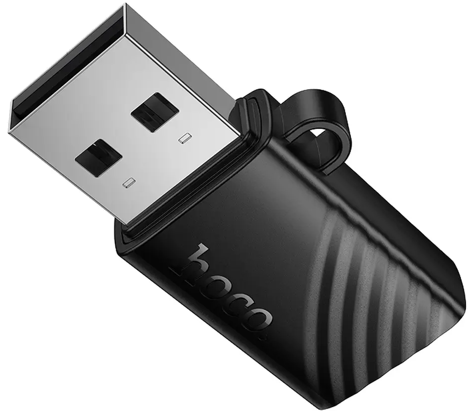 Čítačka kariet USB HOCO HB53, microSD, čierna
