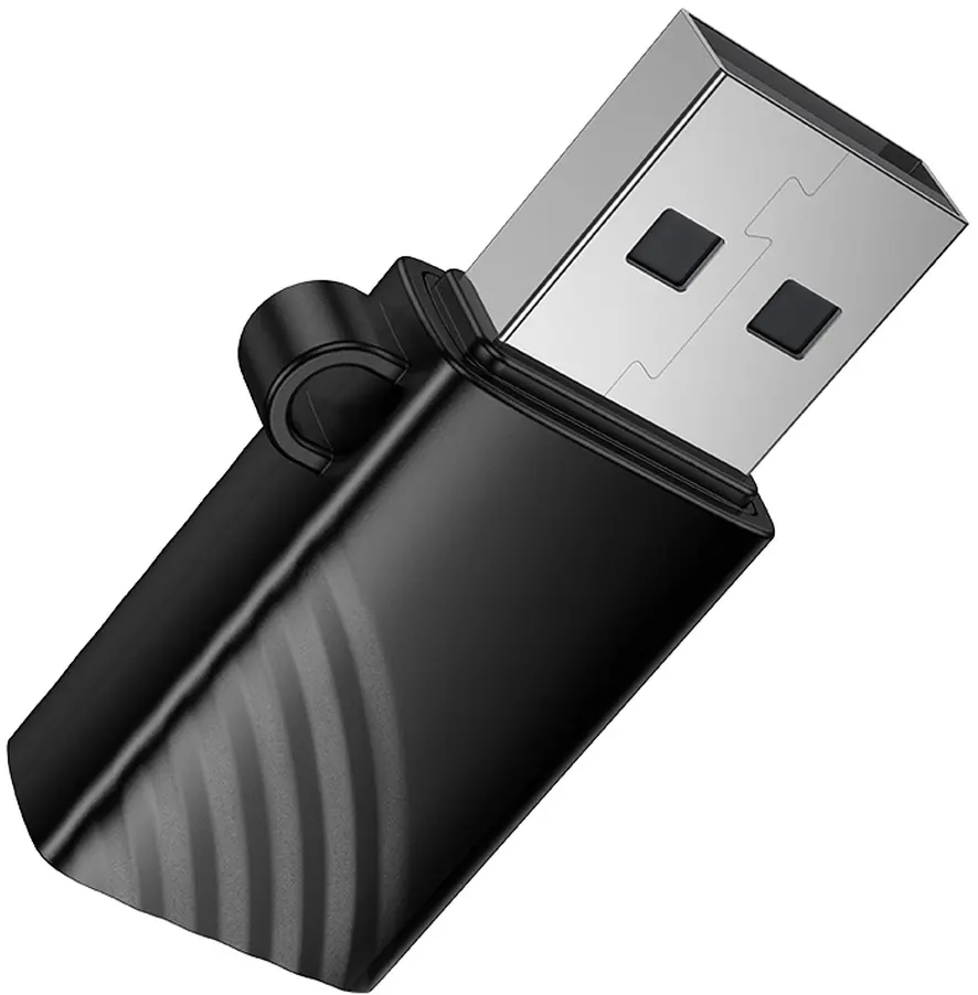 Čítačka kariet USB HOCO HB53, microSD, čierna