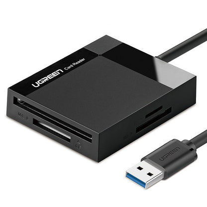 Čítačka kariet USB 3.0 UGREEN CR125, SD - microSD - CF - MS, Čierna