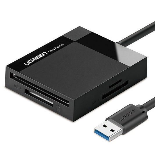 Čítačka kariet USB 3.0 UGREEN CR125, SD - microSD - CF - MS, Čierna
