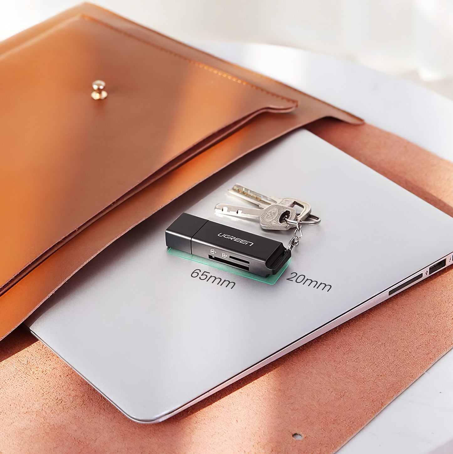 Čítačka kariet USB 3.0 UGREEN CM104, SD - microSD, čierna