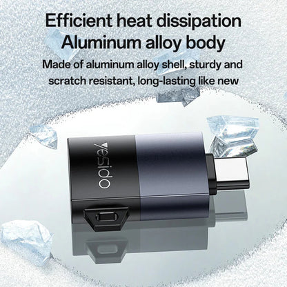 USB Card Reader Yesido GS37, microSD, Black