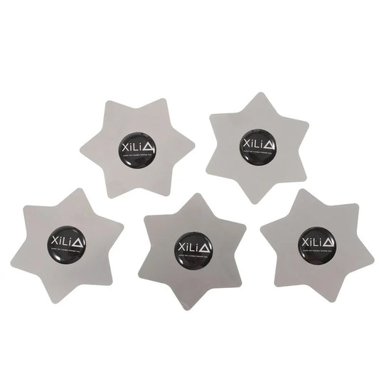 Kovové klipy Xili Hexagon, sada 5 kusov
