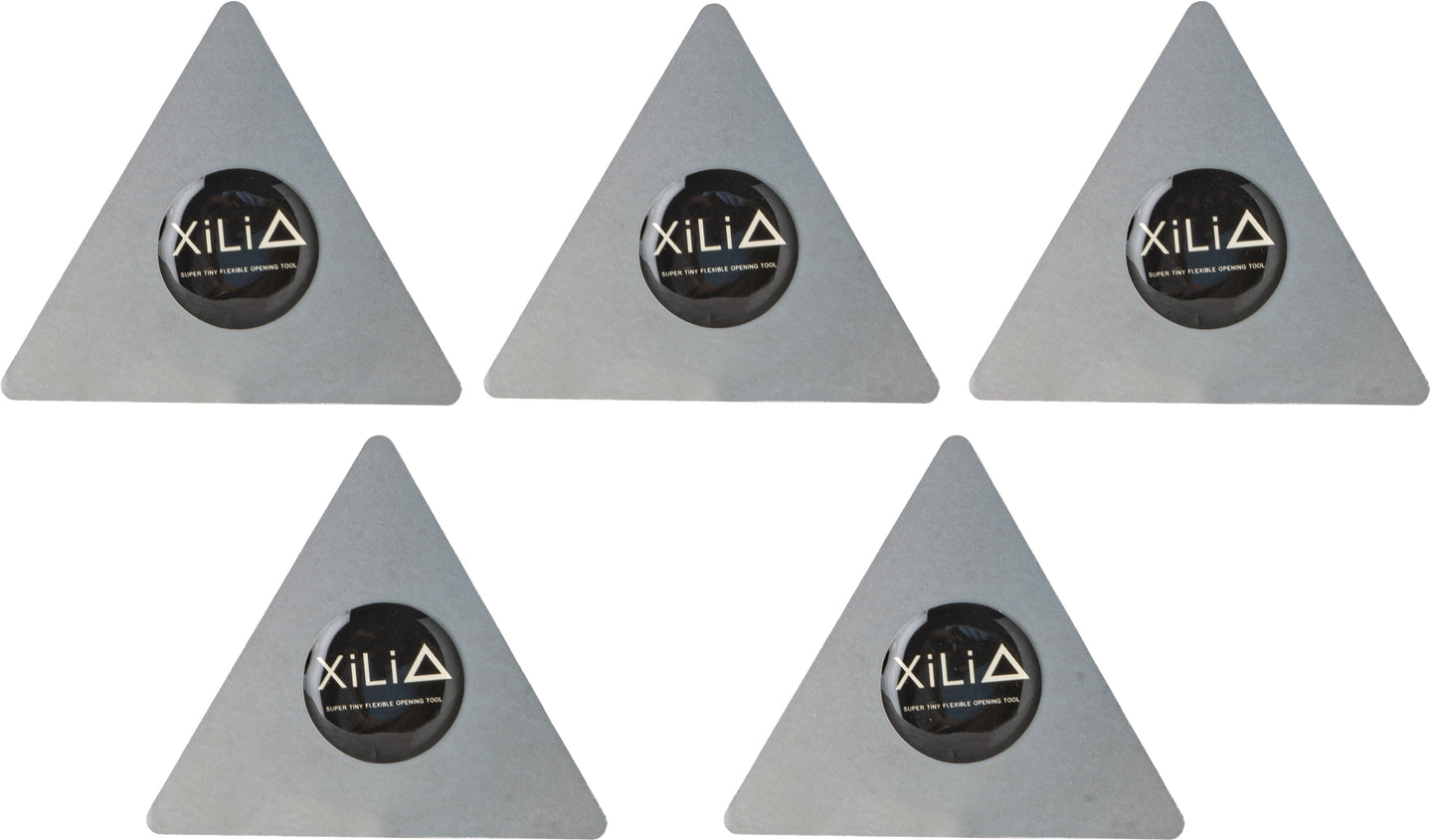 Kovové klipy Xili Triangle, sada 5 kusov