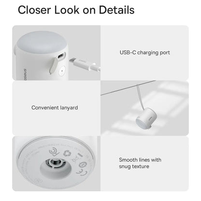 Baseus PocketGo pumpa pre nafukovacie matrace, Biela C11157700221-00