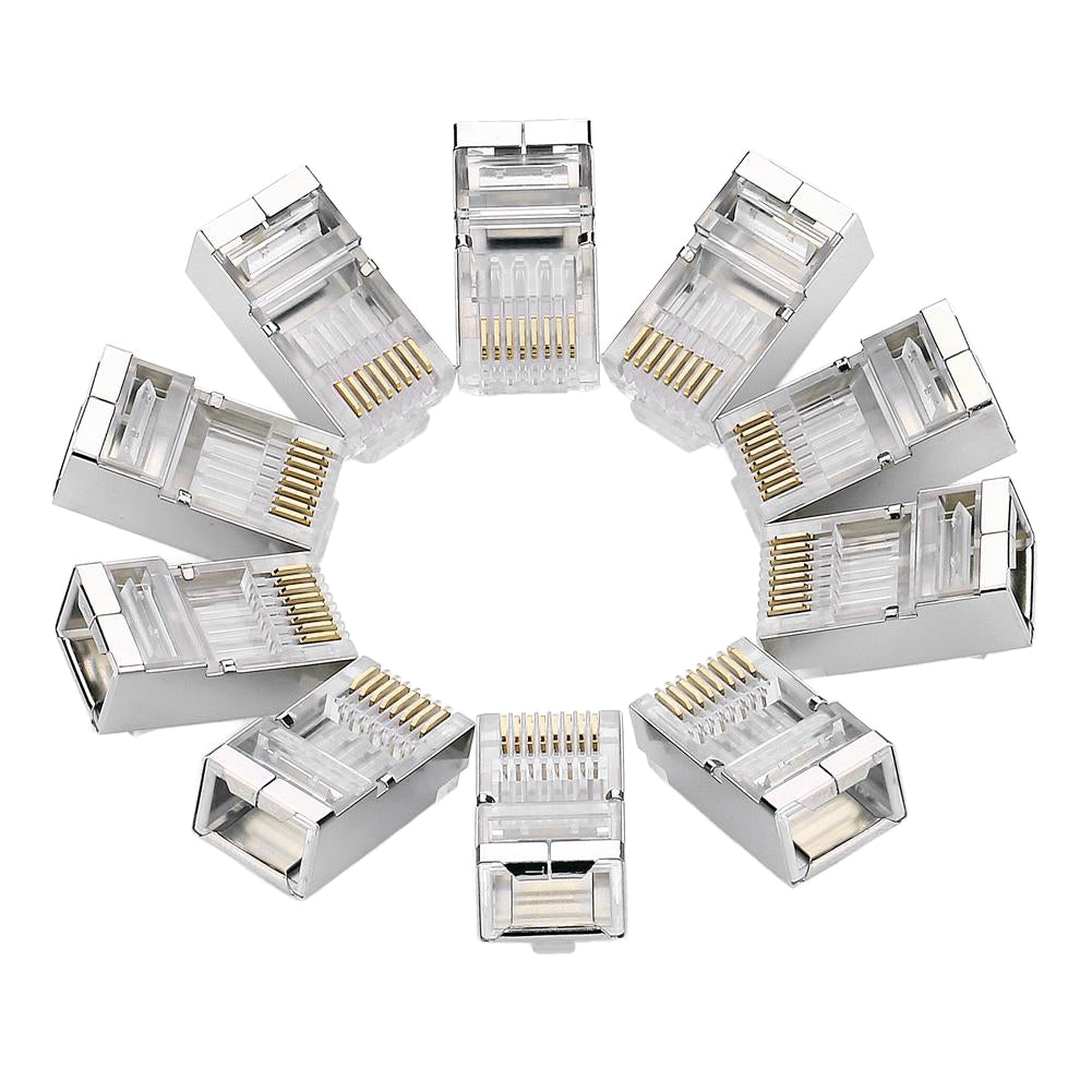 Sieťový konektor UGREEN NW111, RJ45, Cat6, Sada 10 kusov