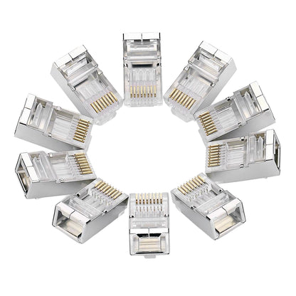 Sieťový konektor UGREEN NW111, RJ45, Cat6, Sada 10 kusov