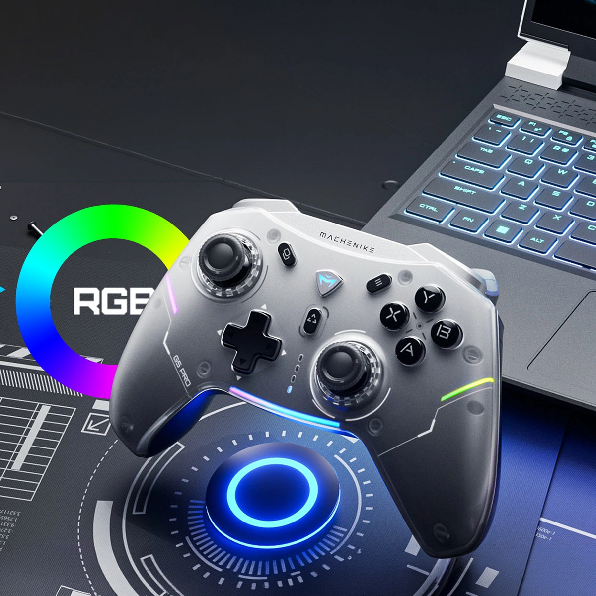 Ovládač Machenike G5Pro Max s nabíjacou stanicou, sivý