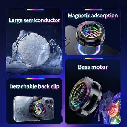 Chladič na herný telefón Techsuit P66, čierny