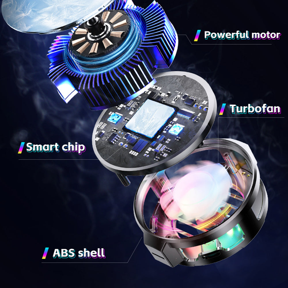 Chladič na herný telefón Techsuit P66, čierny