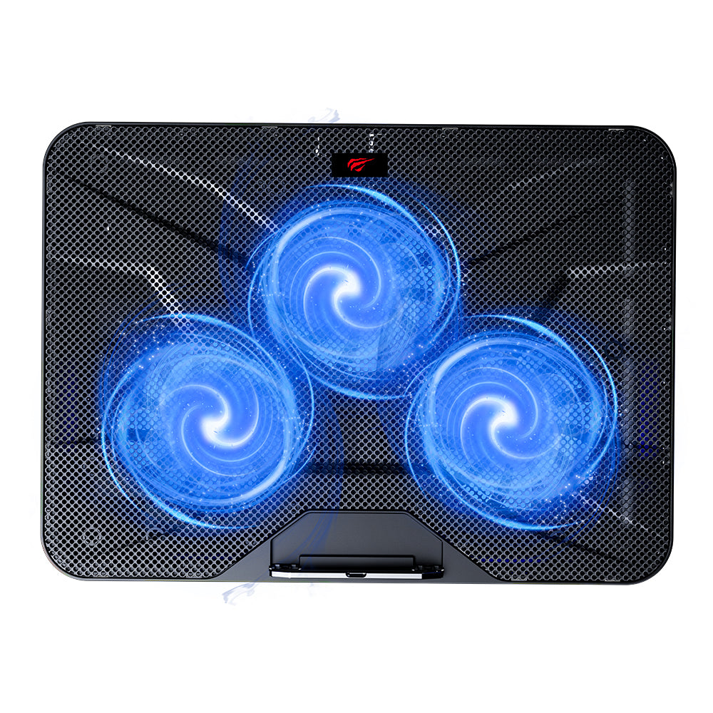 Chladič HAVIT F2067 pre laptop 9inch - 18.3inch, čierny