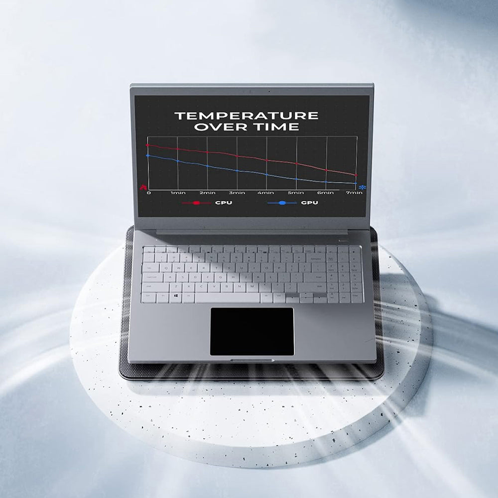 Chladič HAVIT F2067 pre laptop 9inch - 18.3inch, čierny