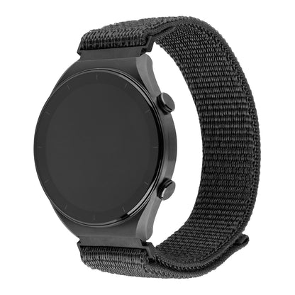 Fixed Nylon Sporty remienok pre Huawei Watch / Xiaomi Watch Series, 22mm, Tmavo šedý
