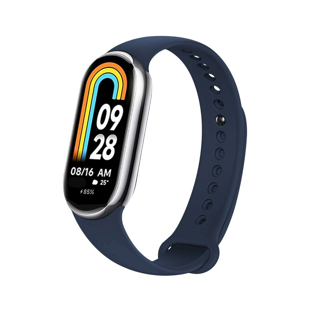 Fixed Silicone remienok pre Xiaomi Smart Band 9 / 8, Modrý